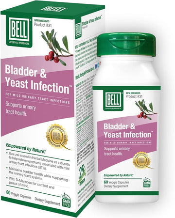 Bell Lifestyle Products Bladder Health and Yeast Balance - 60 Capsules Bell buy supplements canada