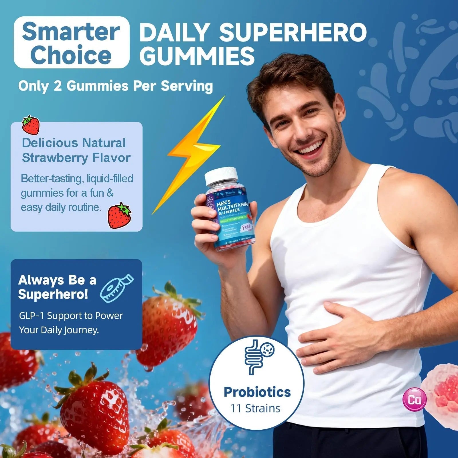 Totaria Sugar Free Multivitamin for Men with Omega 3, Probiotics, Mens Multivitamins Gummies w/Methylated B Complex Totaria buy supplements canada