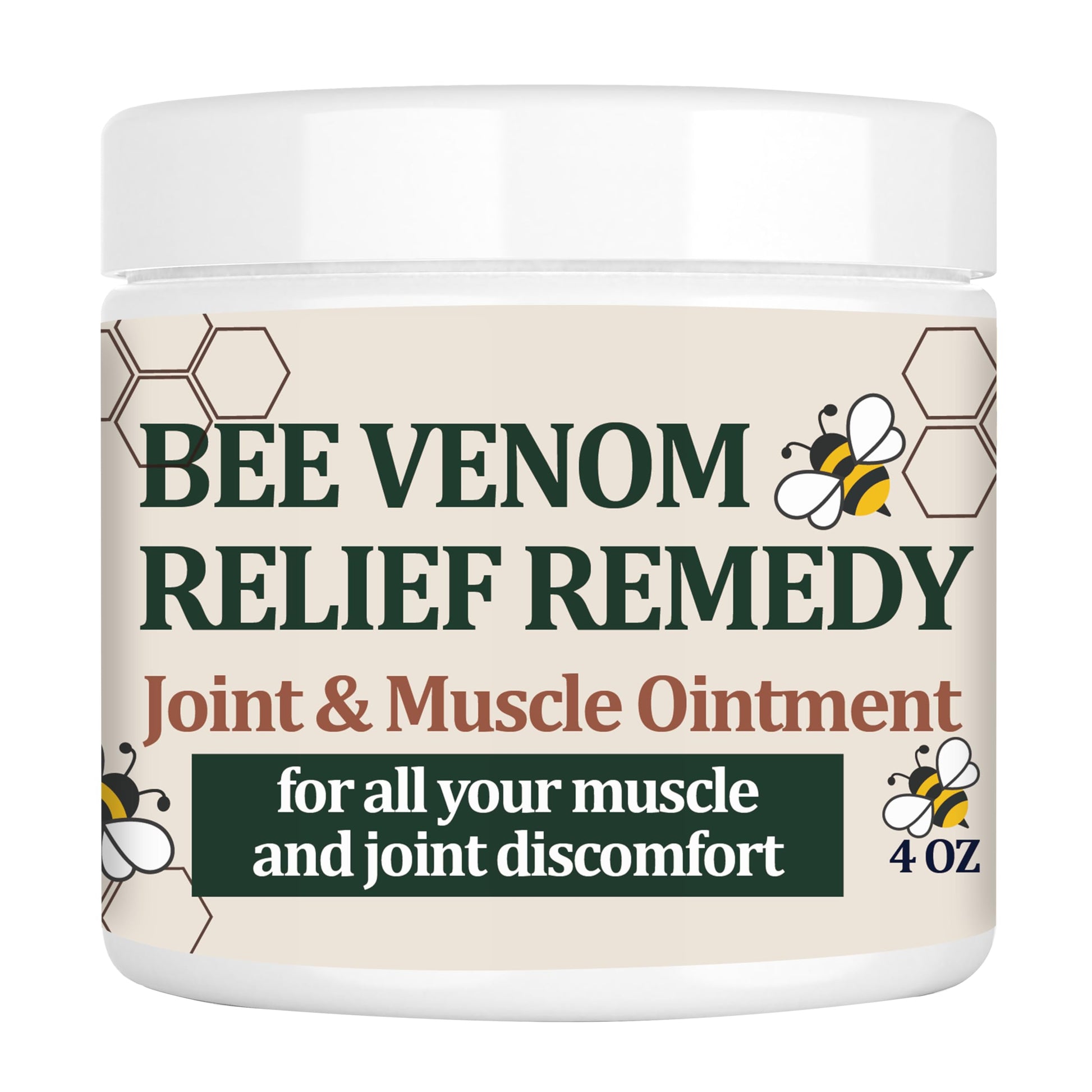 KOKOMAANE Bee Venom Muscle Bone Cream, Fast Acting, for Back, Neck, Hand, Foot, Knee, Muscle, Shoulder, Topical, Wrist, Elbow, Hip, Nerve, Plantar, Ankle, Foot discomfort, Vitamin B6 KOKOMAANE buy supplements canada
