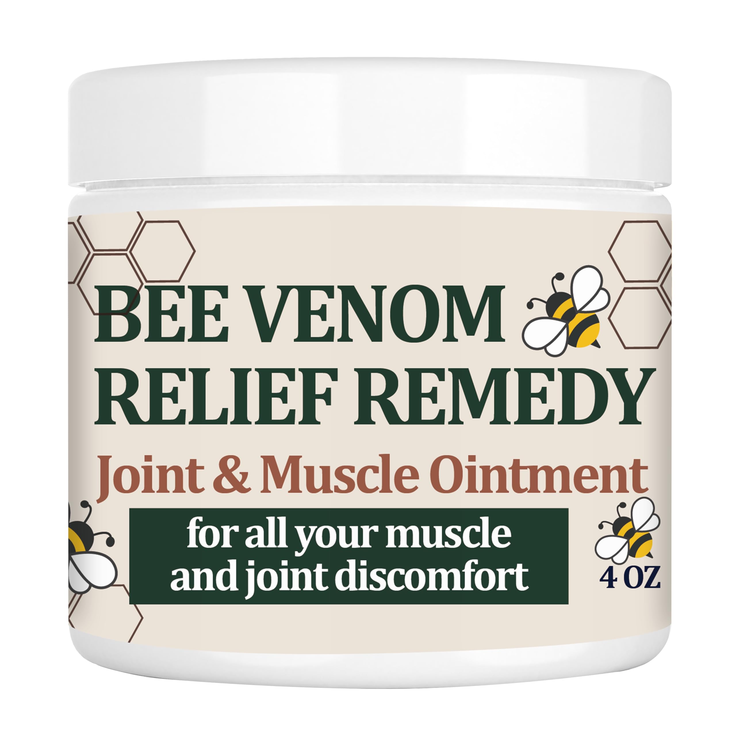 KOKOMAANE Bee Venom Muscle Bone Cream, Fast Acting, for Back, Neck, Hand, Foot, Knee, Muscle, Shoulder, Topical, Wrist, Elbow, Hip, Nerve, Plantar, Ankle, Foot discomfort, Vitamin B6 KOKOMAANE buy supplements canada