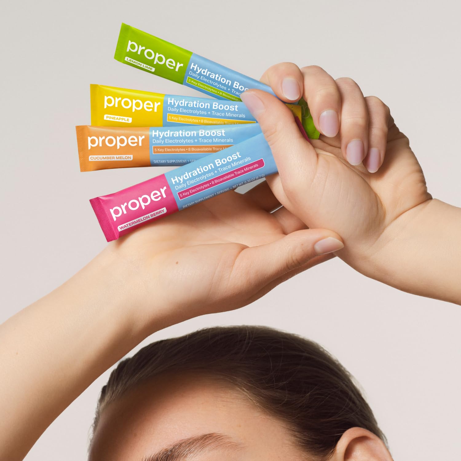 Proper Hydration Sticks – Electrolyte Powder Drink Mix Packets with Trace Minerals for Rapid Hydration – Naturally Flavored – No Artificial Sweeteners Proper buy supplements canada