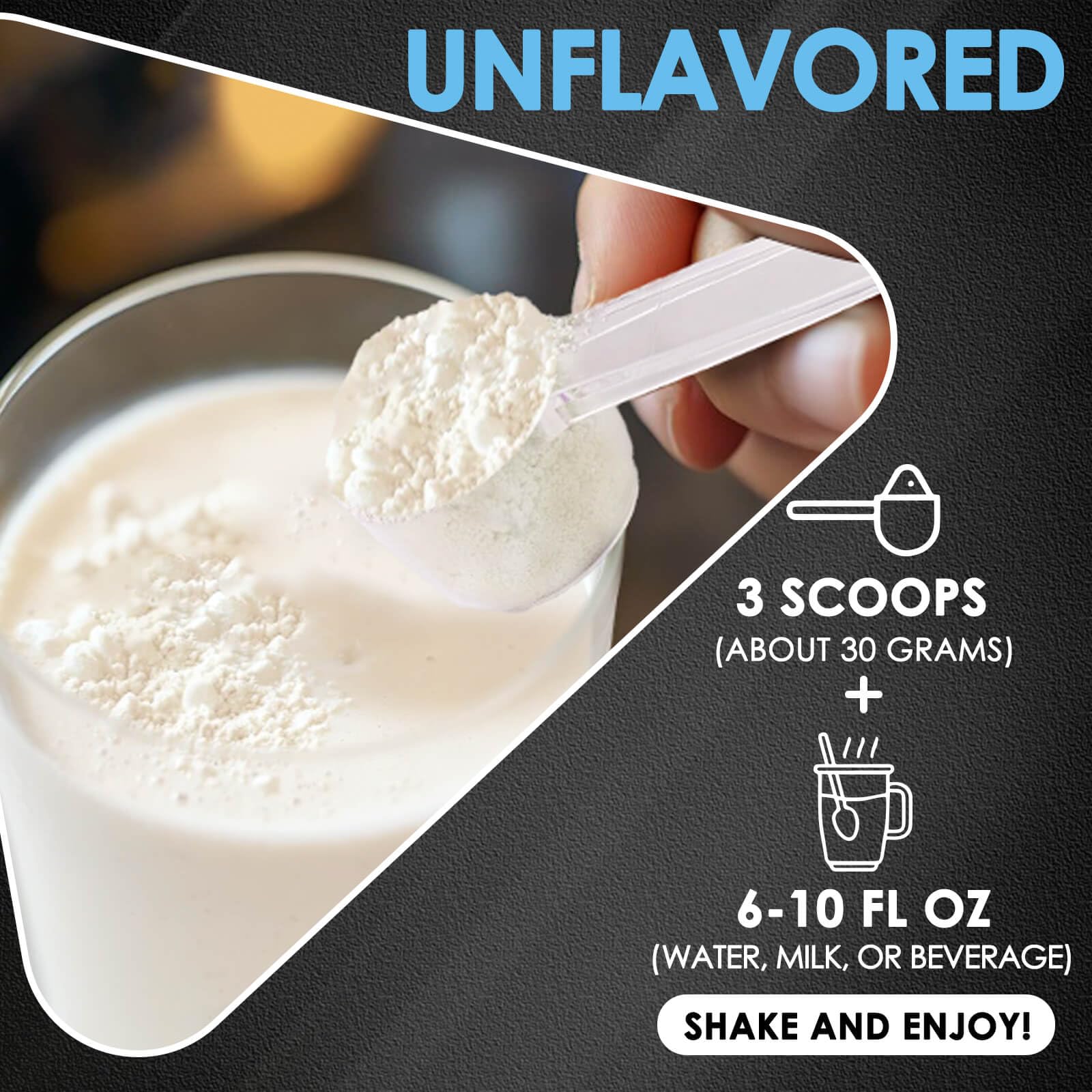 NATURE TARGET Unflavored Whey Protein Isolate - 26g Protein, 0g Sugar, Keto Friendly - No rBGH, Grass Fed - Perfect for Coffee, Baking & Smoothies - 1.10 LB (16 Servings) NATURE TARGET buy supplements canada