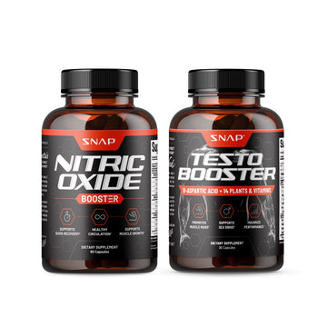 Snap Supplements Nitric Oxide + Testo Booster (2 Products) Snap Supplements buy supplements canada