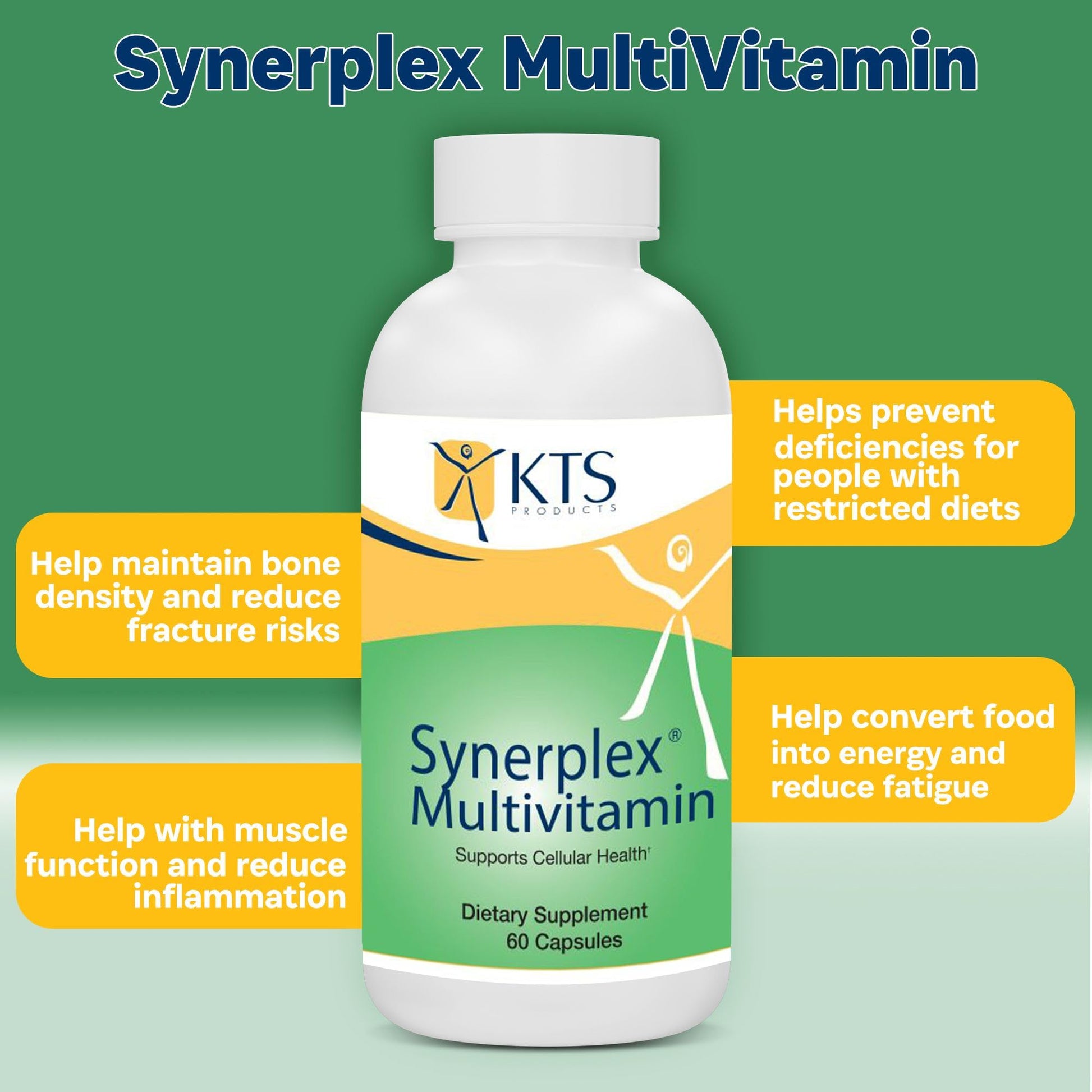 Synerplex Multivitamin - Complete Nutrition Every Day - Energy Support and Immunity Booster - 60 Capsules Synerplex buy supplements canada