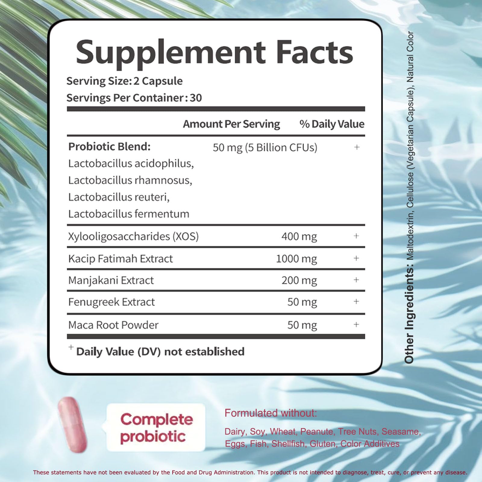 WINYEL Vaginal Probiotics for Women with Prebiotics & Herbal Blend – pH Balance & Feminine Health Support – Multi-Strain Lactobacillus for Vaginal Flora, WINYEL buy supplements canada