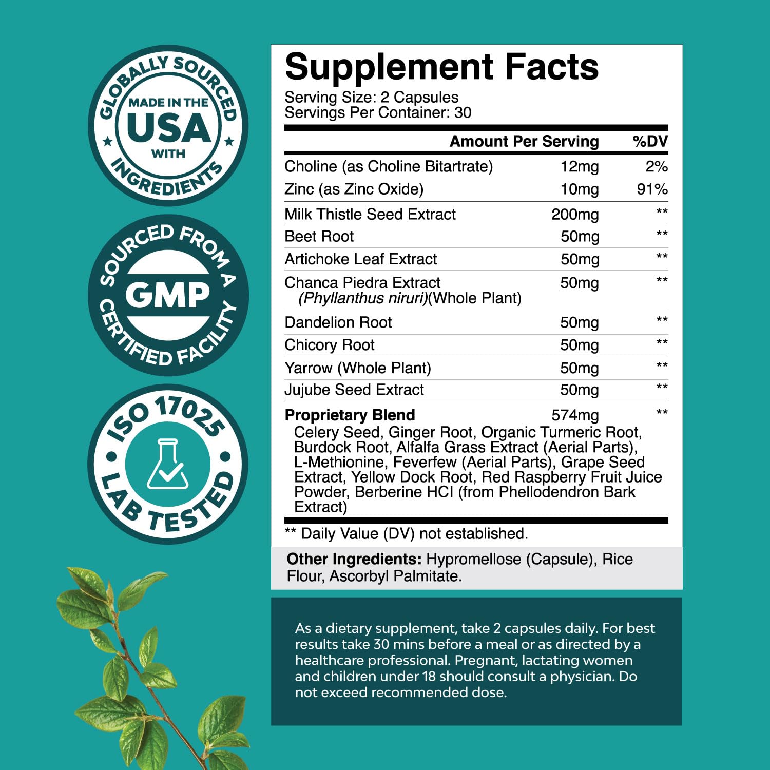 Liver Cleanse Detox & Repair Formula - Herbal Liver Support Supplement Natures Craft buy supplements canada