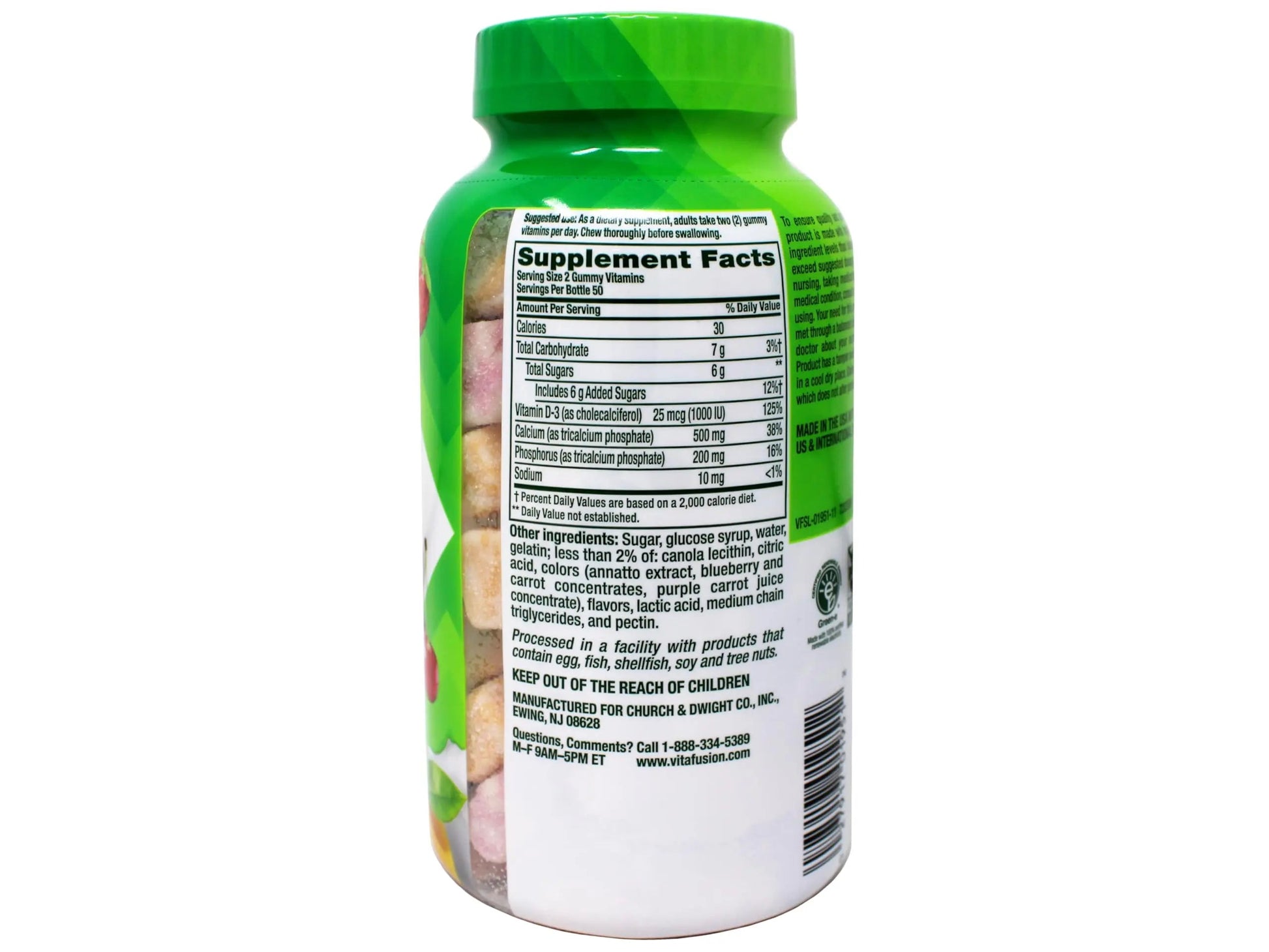 Vitafusion Calcium Adult Gummy Vitamins, 100 Gummy Vitamins Vitafusion buy supplements canada