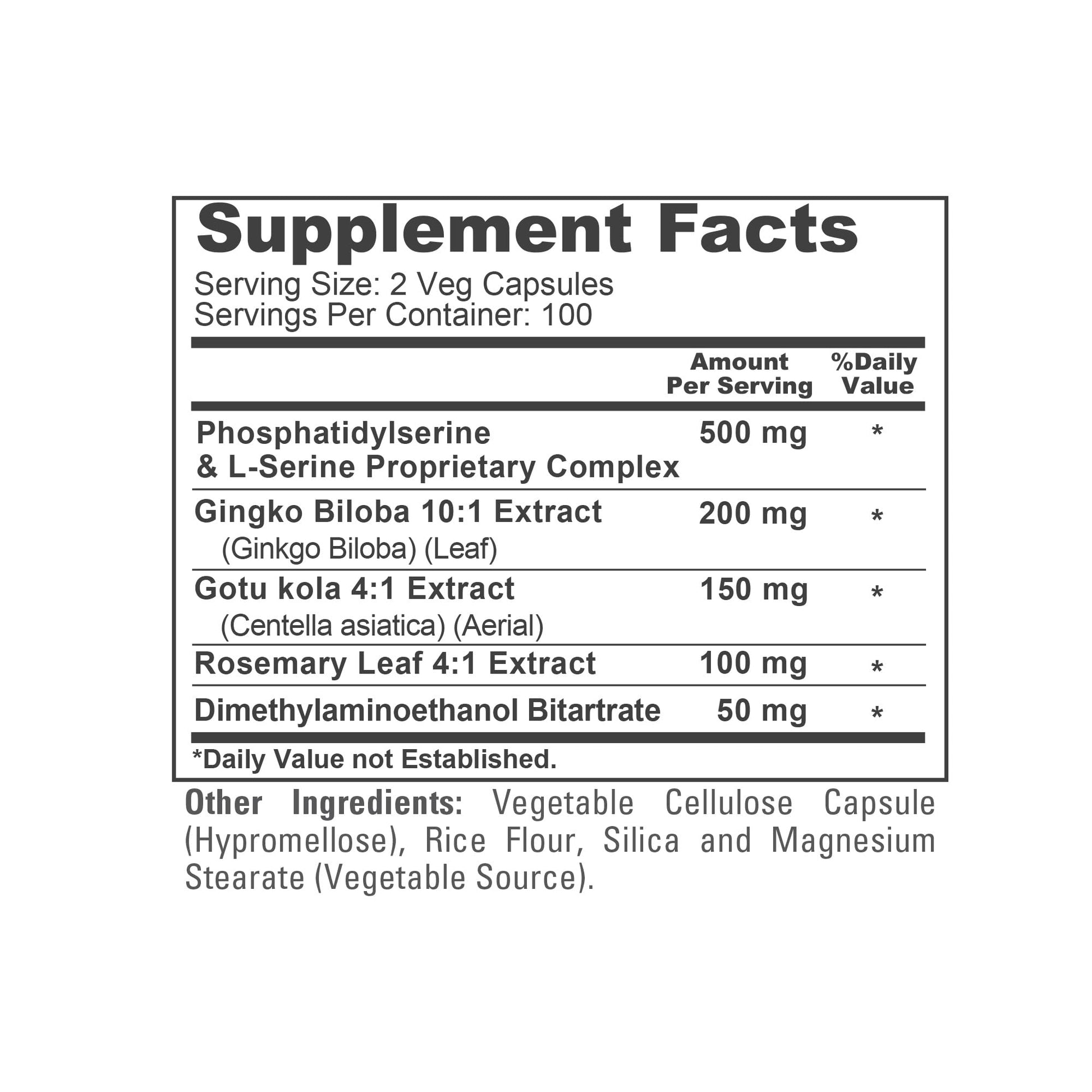 NusaPure Phosphatidylserine Memory Ultimate Complex 1000mg 200 Vegetarian Caps (Vegan, Non-GMO) NusaPure buy supplements canada