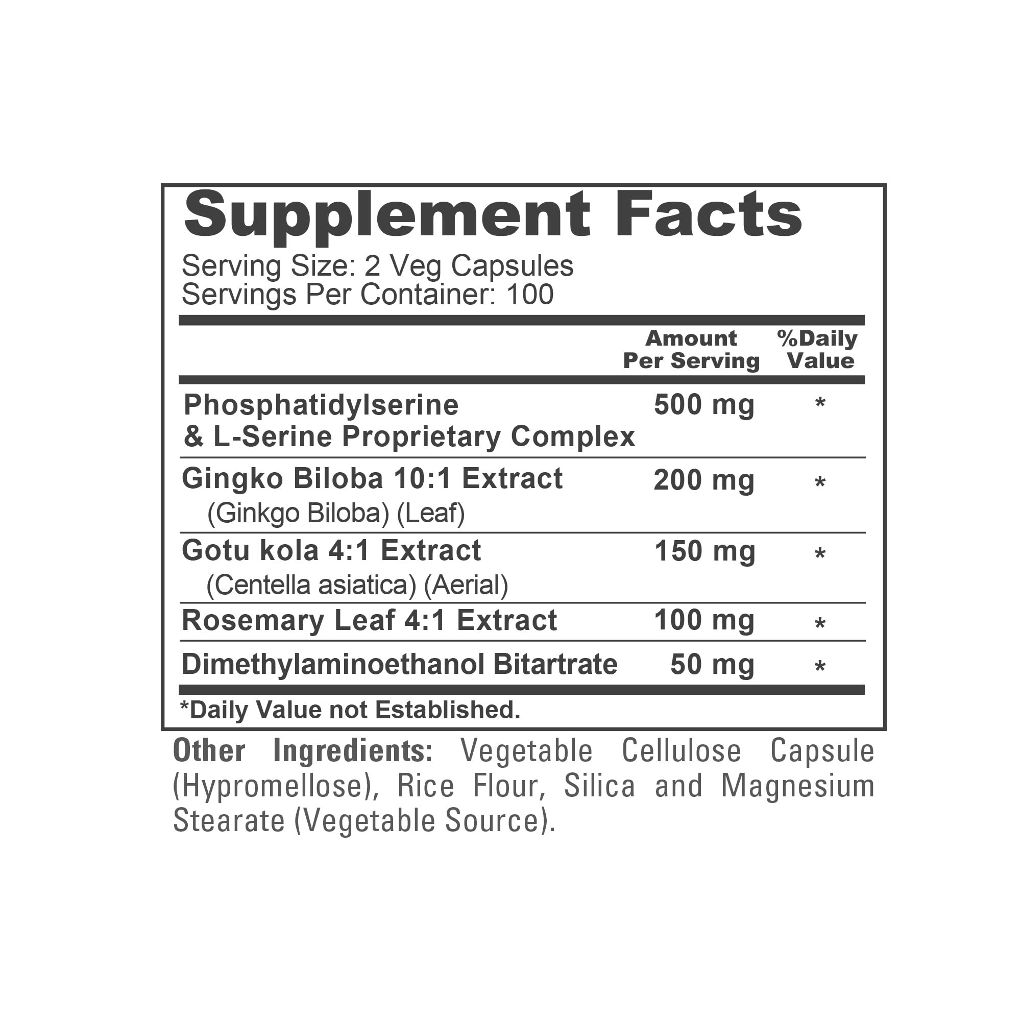 NusaPure Phosphatidylserine Memory Ultimate Complex 1000mg 200 Vegetarian Caps (Vegan, Non-GMO) NusaPure buy supplements canada