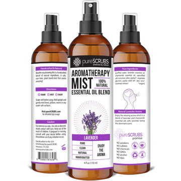 Shake, Mist & Enjoy - pureSCRUBS Premium Lavender Aromatherapy Spray Mist for Room, Body, Linens pureSCRUBS buy supplements canada