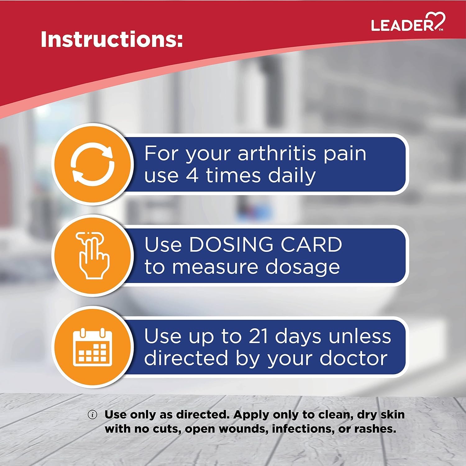Leader Arthritis Pain Relief Gel, Original Prescription Strength, Diclofenac Sodium Topical Gel 1%, for Adults, Both Men & Women, and Children 12+, Compare to Voltaren, 3.53 Oz Leader buy supplements canada