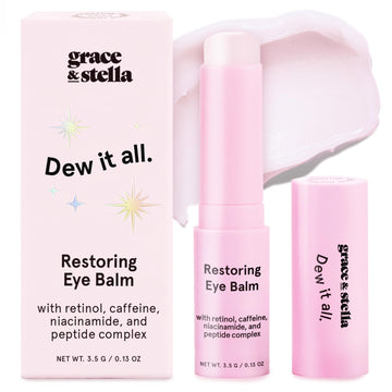 grace & stella Under Eye Brightener Balm Stick - Travel Size Toiletries - Retinol & Caffeine Eye Cream grace & stella buy supplements canada