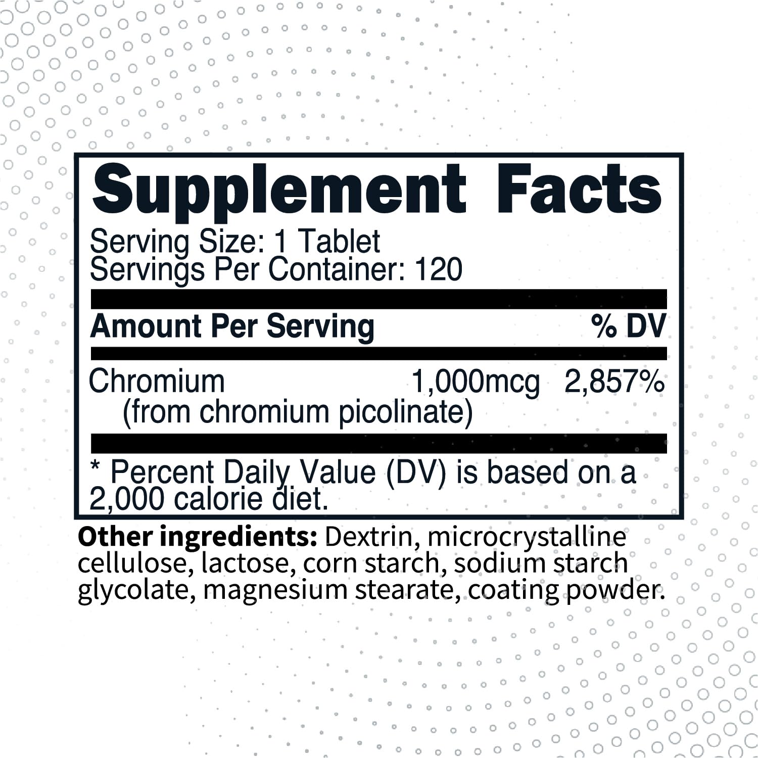 Type Zero Clean Chromium Picolinate Tablets (120 Servings, 1,000 MCG Per Serving) - Non-GMO, Gluten Free Type Zero buy supplements canada