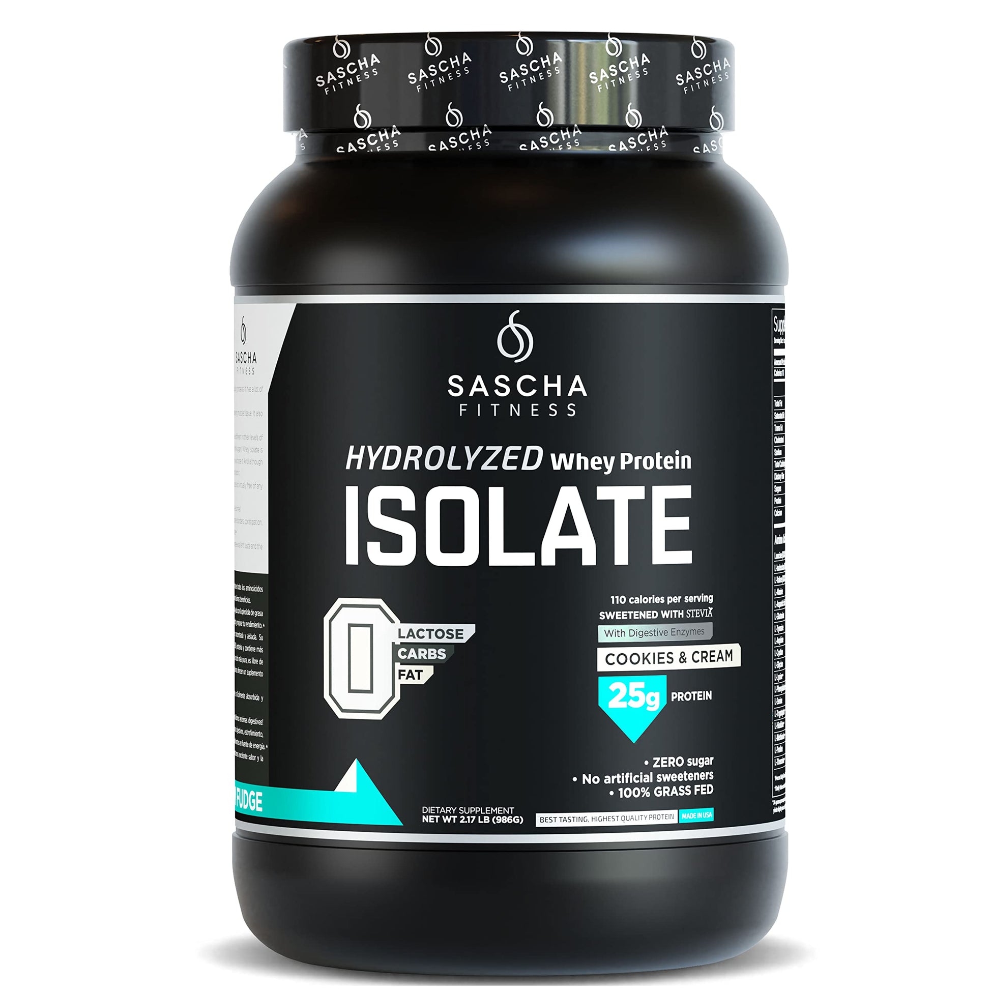 SASCHA FITNESS Hydrolyzed Whey Protein Isolate,100% Grass-Fed (2 Pounds, Cookies SASCHA FITNESS buy supplements canada