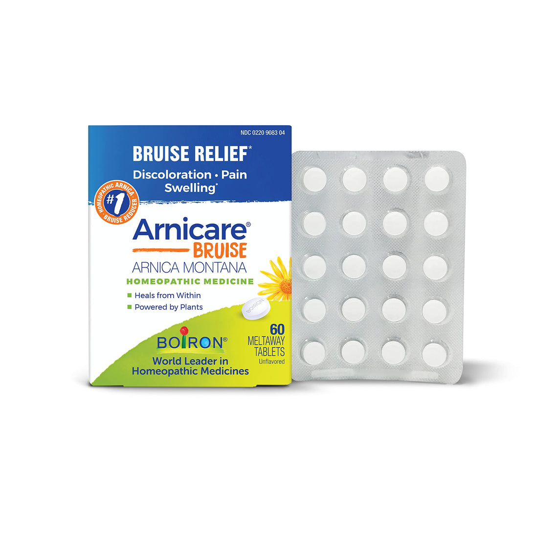 Boiron Arnicare Bruise for Relief of Pain or Swelling from Injuries, and Discoloration of Bruises - 60 Tablets Boiron buy supplements canada