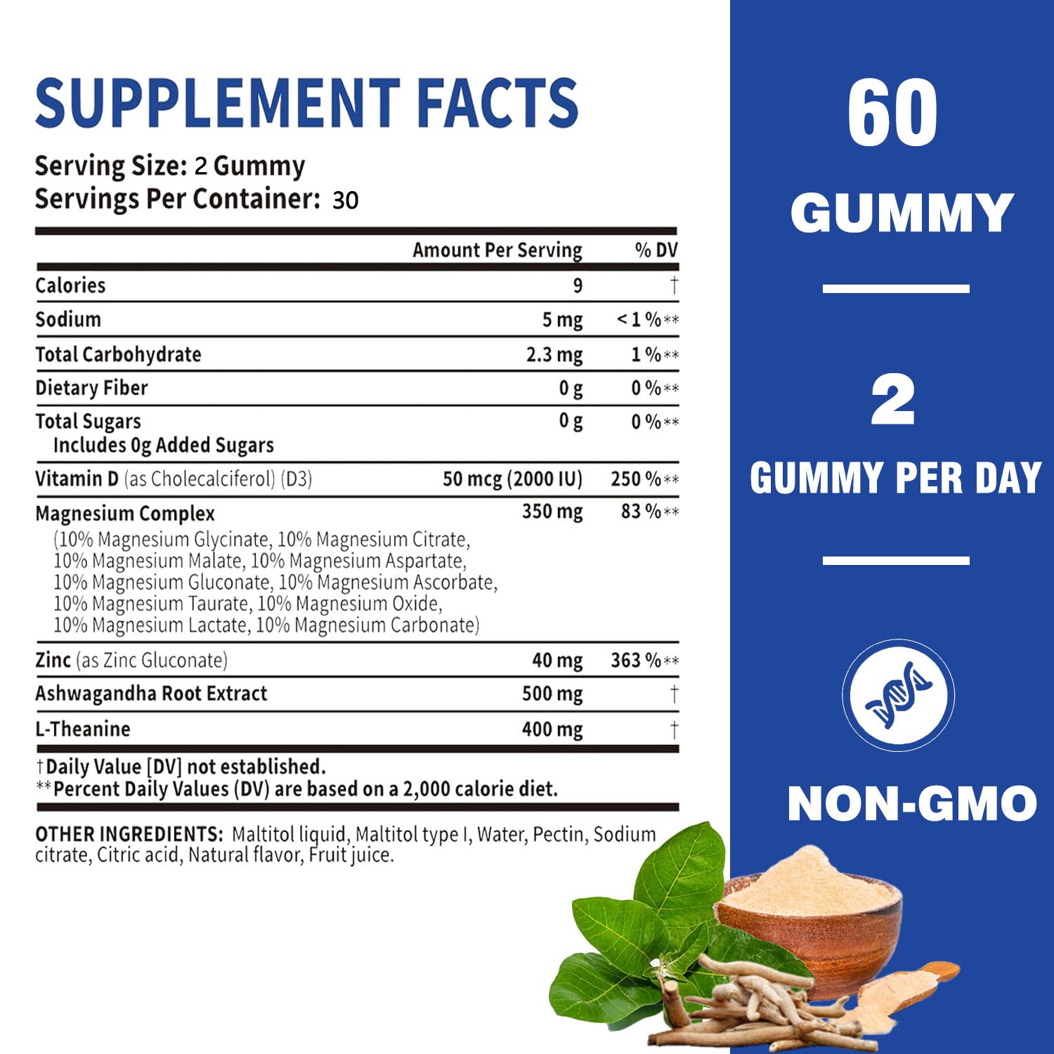 Magnesium Complex Gummies for Women & Men, Calm Magnesium Gummies for Women & Men, 14-in-1 with Ashwagandha, L-Theanine, Vitamin D3 & Zinc, 60 Count (1) UYPO buy supplements canada