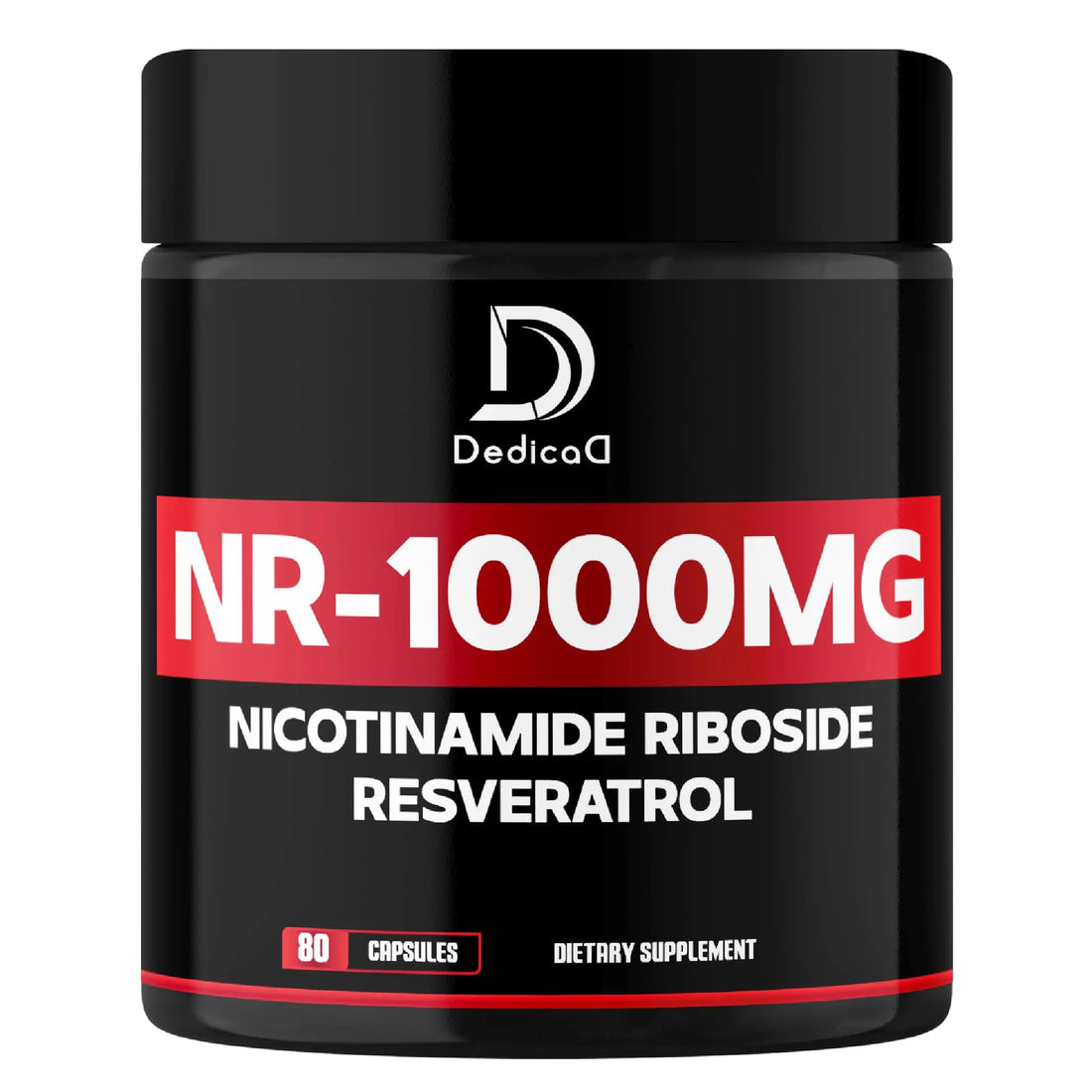 DEDICAD NAD Supplement with Nicotinamide Riboside and Trans Resveratrol - NR for Men & Women - 80 Capsules DEDICAD buy supplements canada