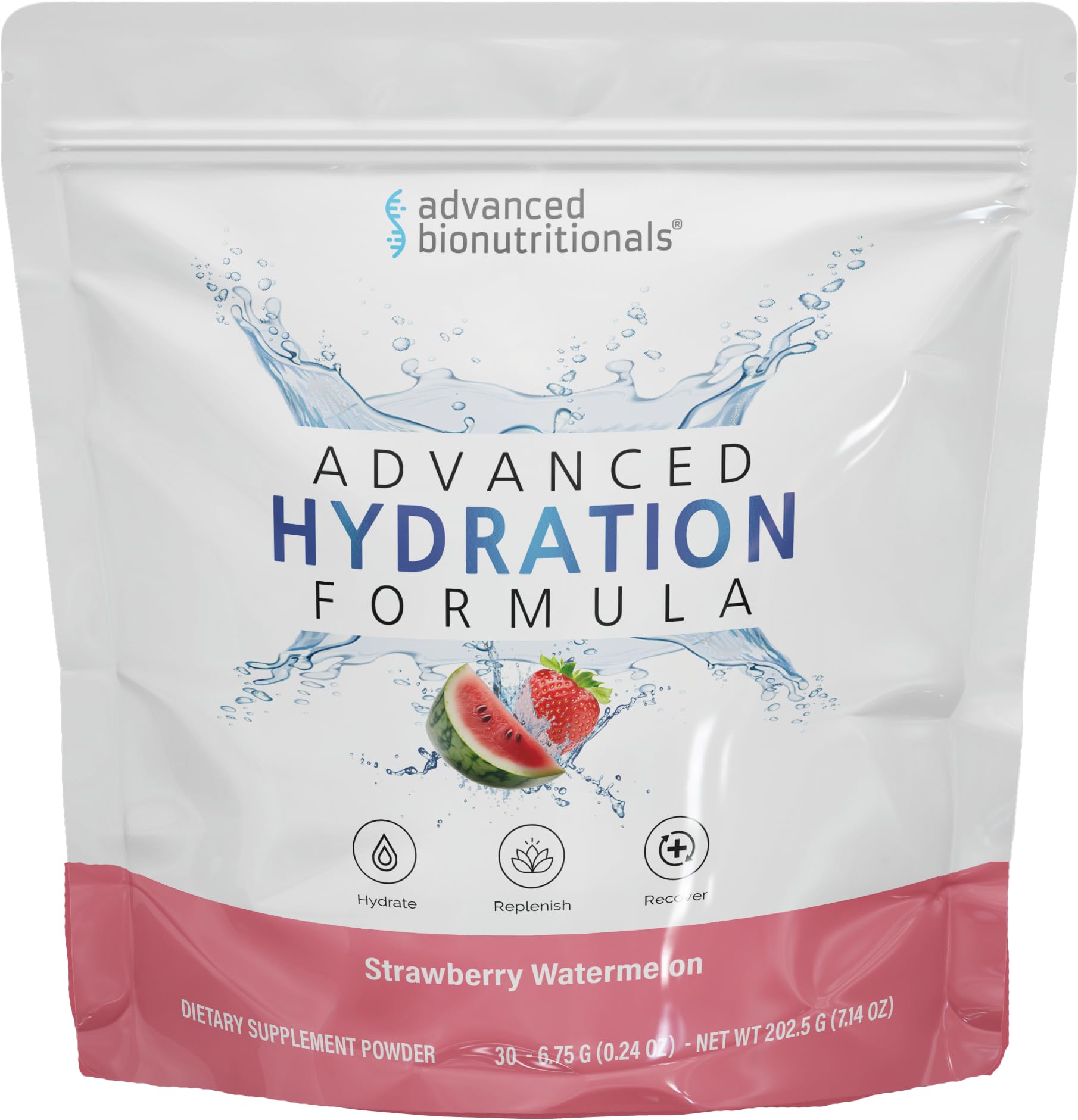 Advanced Bionutritionals Advanced Hydration Formula Electrolyte Drink Mix Powder with ElectroPrime®, L-Taurine, TyroPure™, B-Vitamins, Vitamin C – Strawberry Watermelon – 30 Stick Packs Advanced Bionutritionals buy supplements canada