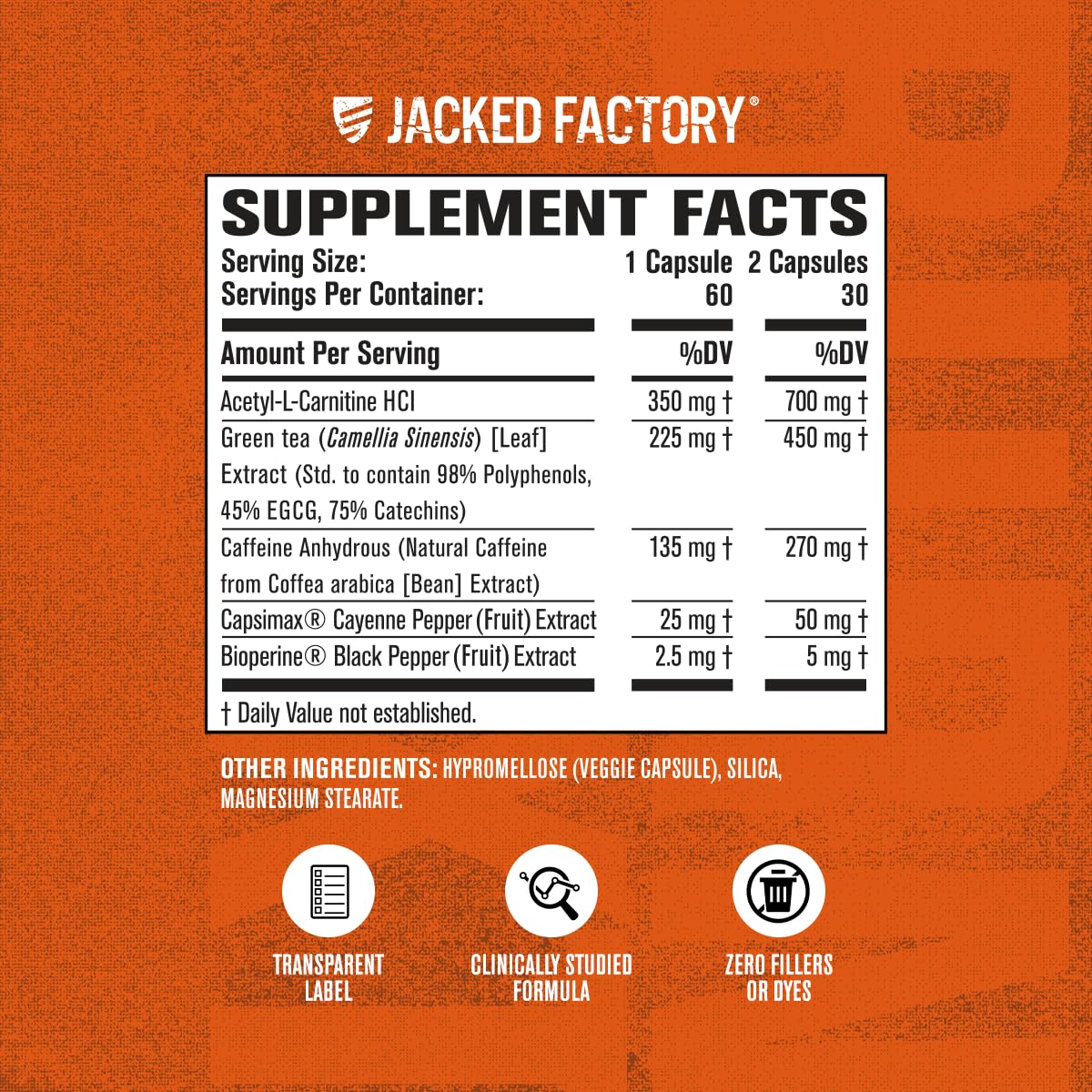 Jacked Factory Burn-XT Clinically Studied Fat Burner & Weight Loss Supplement - Appetite Suppressant & Energy Booster - with Acetyl L-Carnitine Jacked Factory buy supplements canada