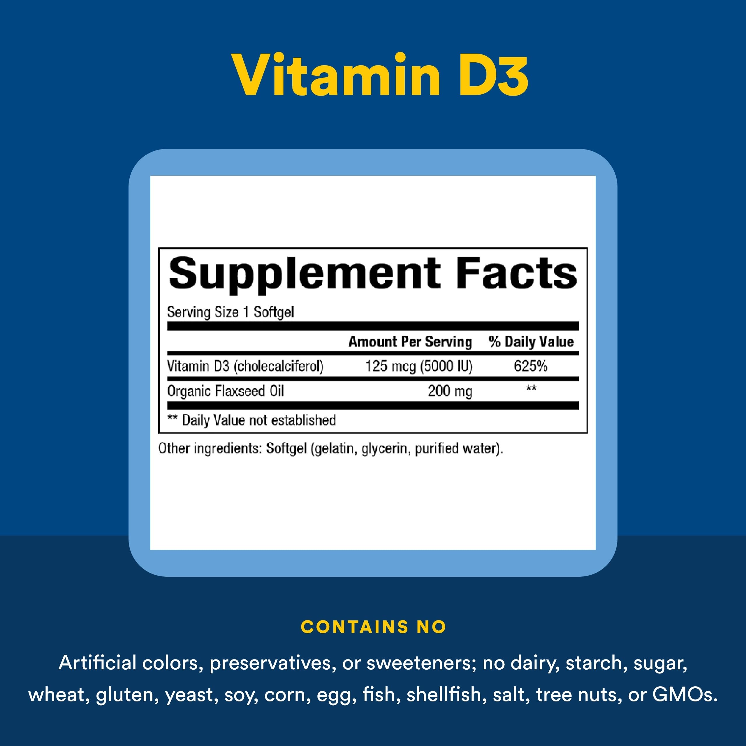 Natural Factors, Vitamin D3 5000 IU (125 mcg), Supports Strong Bones, Muscles and Immune Function, 360 Softgels Natural Factors buy supplements canada