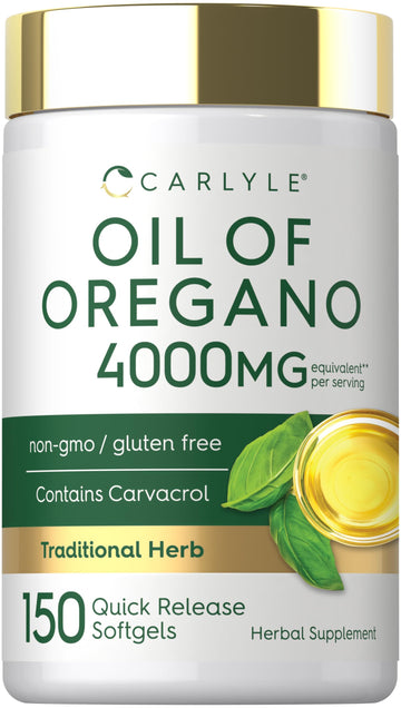 Carlyle Oregano Oil Supplement | 150 Softgel Capsules | Contains Carvacrol | Non-GMO & Gluten Free Formula Carlyle buy supplements canada