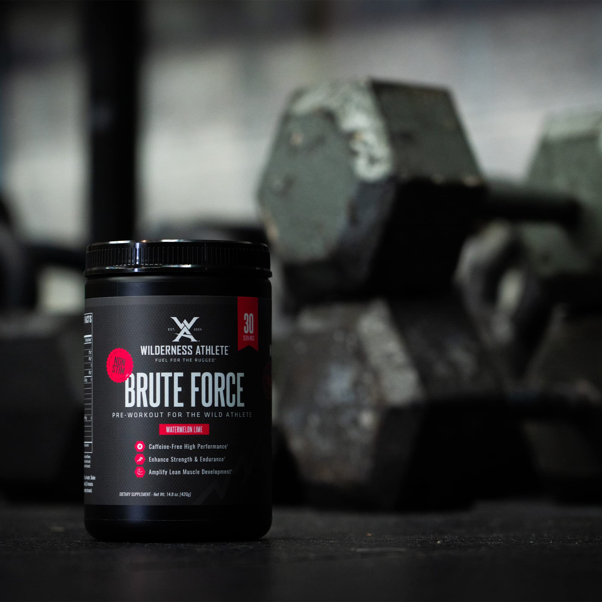 Wilderness Athlete - Brute Force (Caffeine Free Preworkout) | Stim Free Pre Workout Energy Wilderness Athlete buy supplements canada