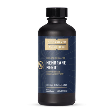 Quicksilver Scientific Membrane Mend - Brain, Cellular & Healthy Aging Support with Phosphatidyl Choline (PC), Vitamin E Tocotrienols, Ahiflower Oil & Astaxanthin Supplements (3.38oz / 100ml) Quicksilver Scientific buy supplements canada