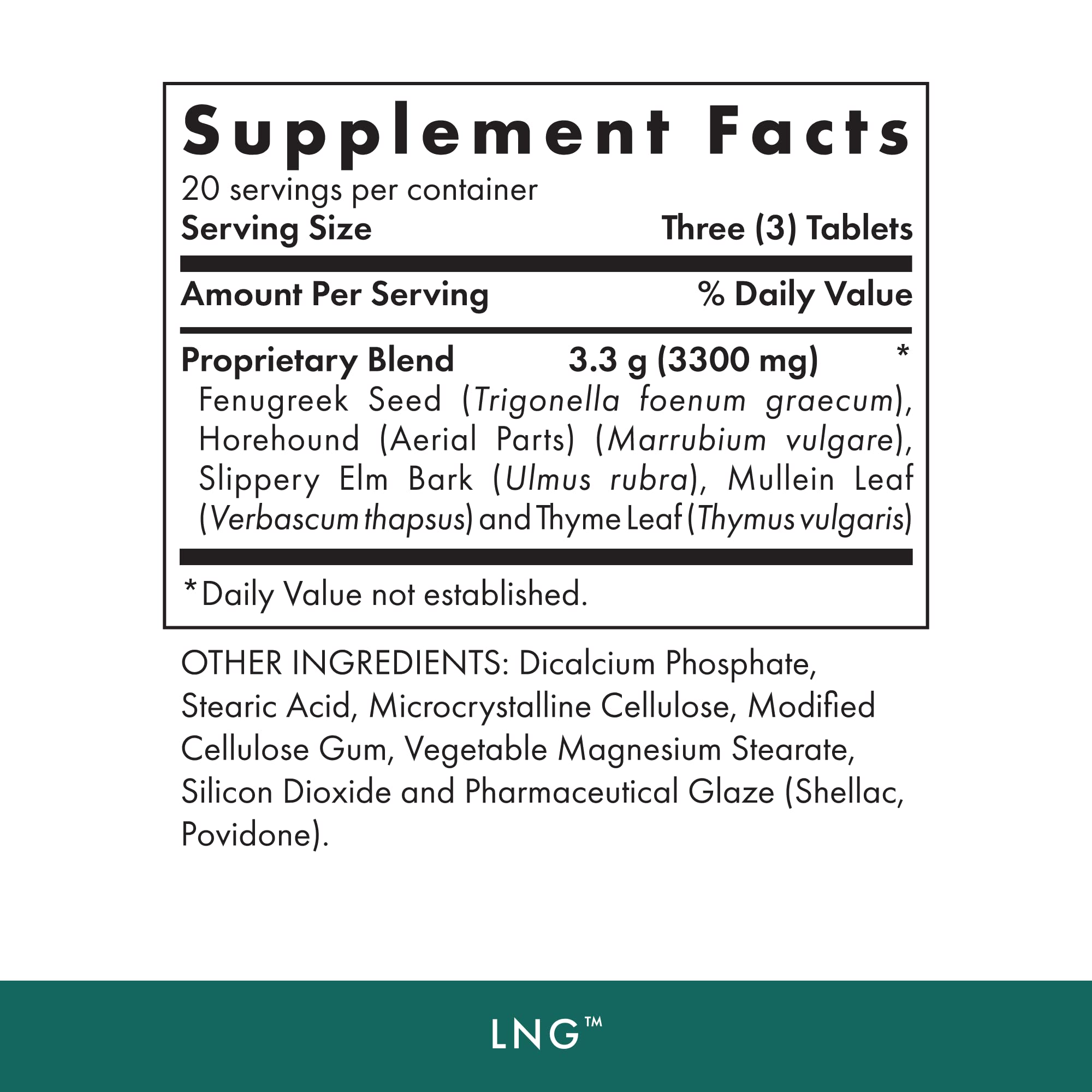 Michael's Health Naturopathic Programs LNG - 60 Vegetarian Tablets - Herbs for Lung and Respiratory Support - Kosher - 20 Servings MICHAEL'S buy supplements canada