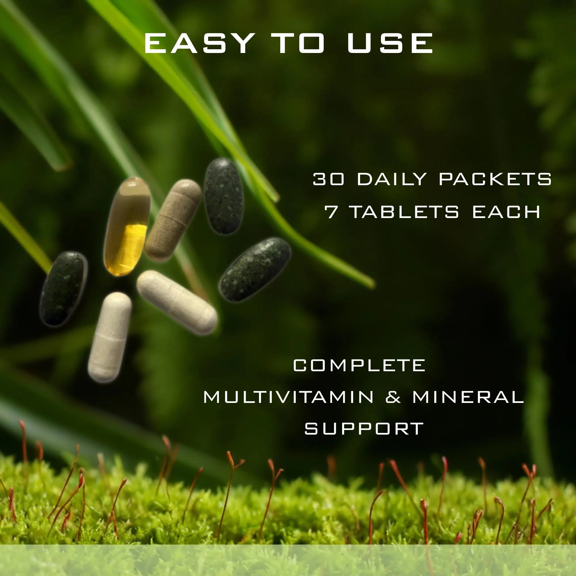 Nature’s Aid Women’s 7-30 Daily Multivitamin Packs for Energy, Focus & Performance Support | Natural Complete Vitamin Nature's Aid Holistic Wellness buy supplements canada