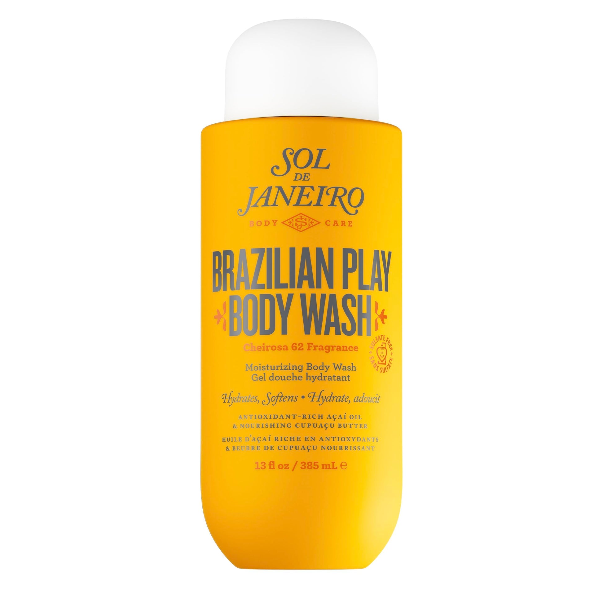 Sol de Janeiro Brazilian Play Moisturizing Shower Cream Gel Body Wash 385mL/13.0 fl oz. Sol de Janeiro buy supplements canada