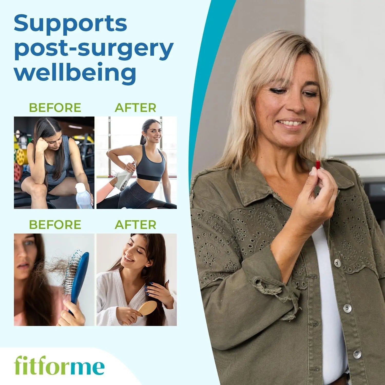 FitForMe Bariatric Multivitamin, Tailored for Gastric Sleeve Surgery – One-a-Day Capsule, 30-Day Supply, Easy-to-Swallow WLS Optimum Capsule FitForMe buy supplements canada