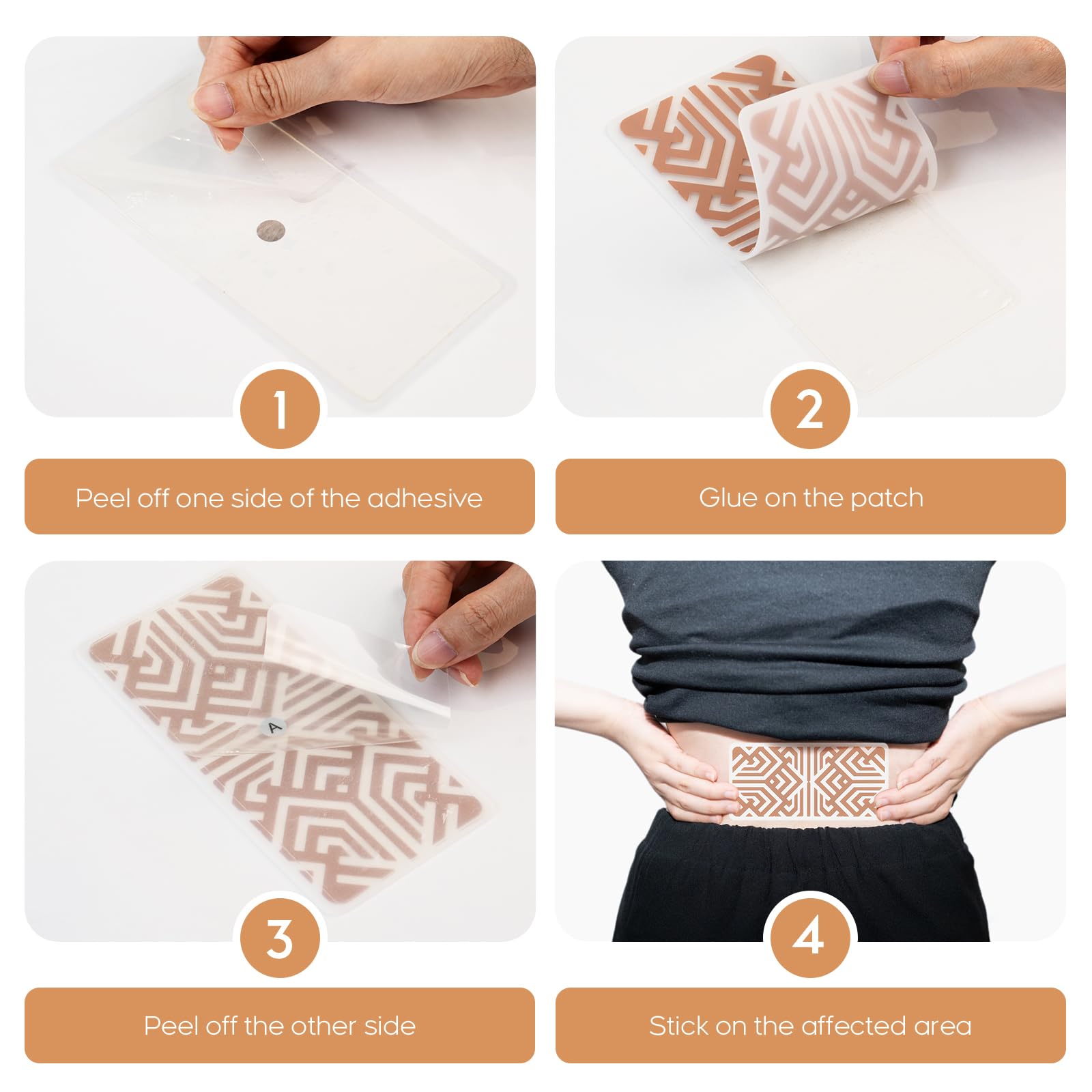 XAYIUIYAX Menthol Pain Patches, Cooling Pain Relief for Sore Muscle Relief - Includes 3 Adhesives, 1 Patch & 1 Carry Case - Relief Back, Shoulder & More - 3.03" × 6.30" - 0327 XAYIUIYAX buy supplements canada