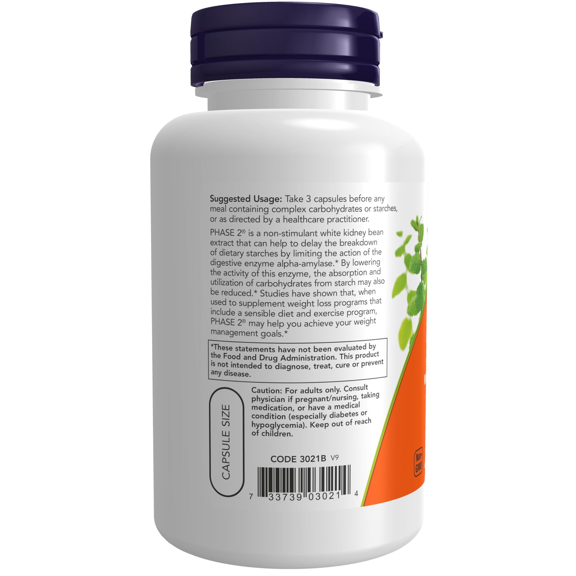 NOW Supplements, Phase 2® (White Kidney Bean Extract) 500 mg, Weight Management NOW buy supplements canada