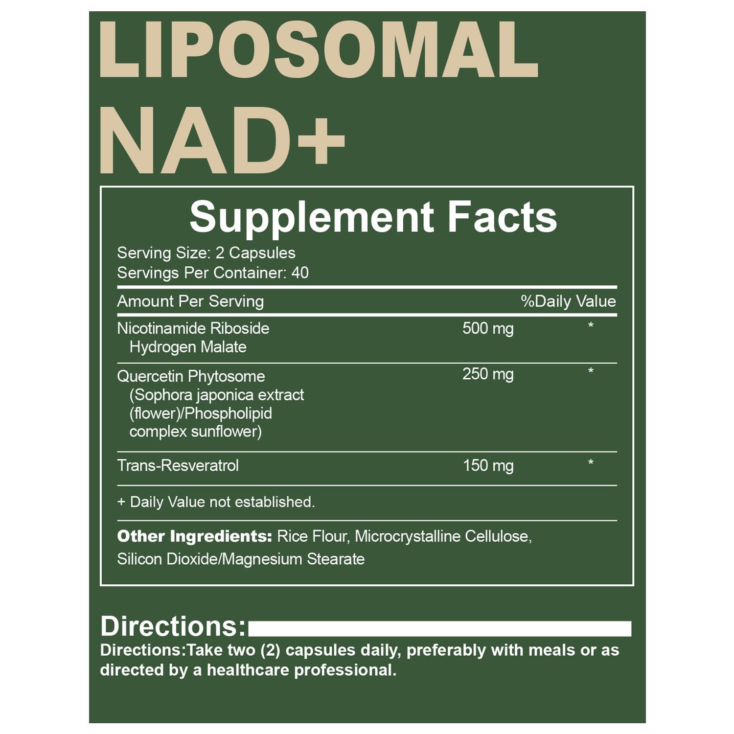Quackiki NAD Resveratrol Supplement with NAD Nicotinamide Riboside Resveratrol 900 MG, Boost NAD+ for Cellular Health, Anti-Aging, Energy, Focus - 80 Capsules(2Pcs) Quackiki buy supplements canada