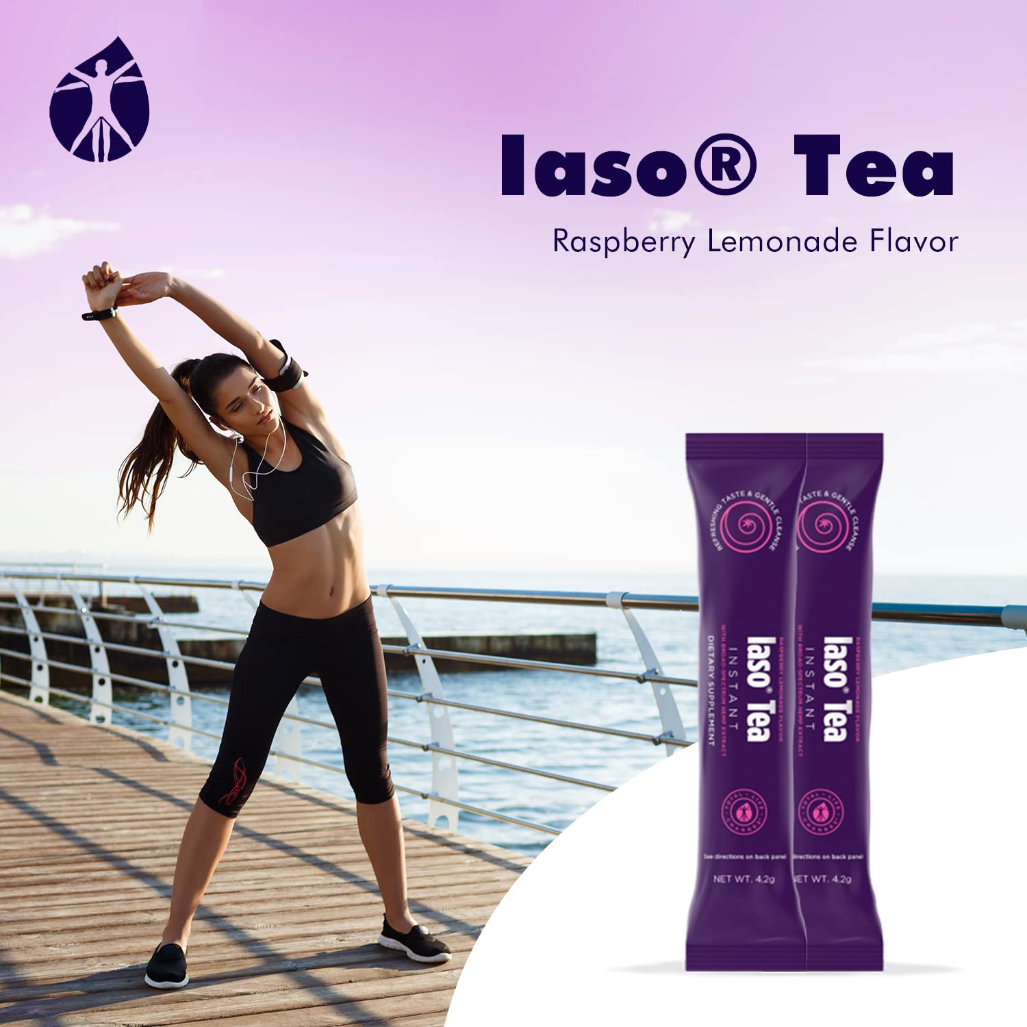 Total Life Changes Raspberry Lemonade Flavor Instant IASO Tea (15 Pack) Total Life Changes buy supplements canada