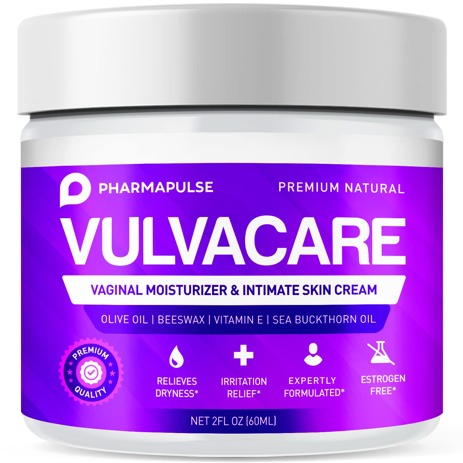 Pharmapulse Vaginal Moisturizer, Vulva Balm Cream, Intimate Skin Care, Menopause Support Pharmapulse buy supplements canada