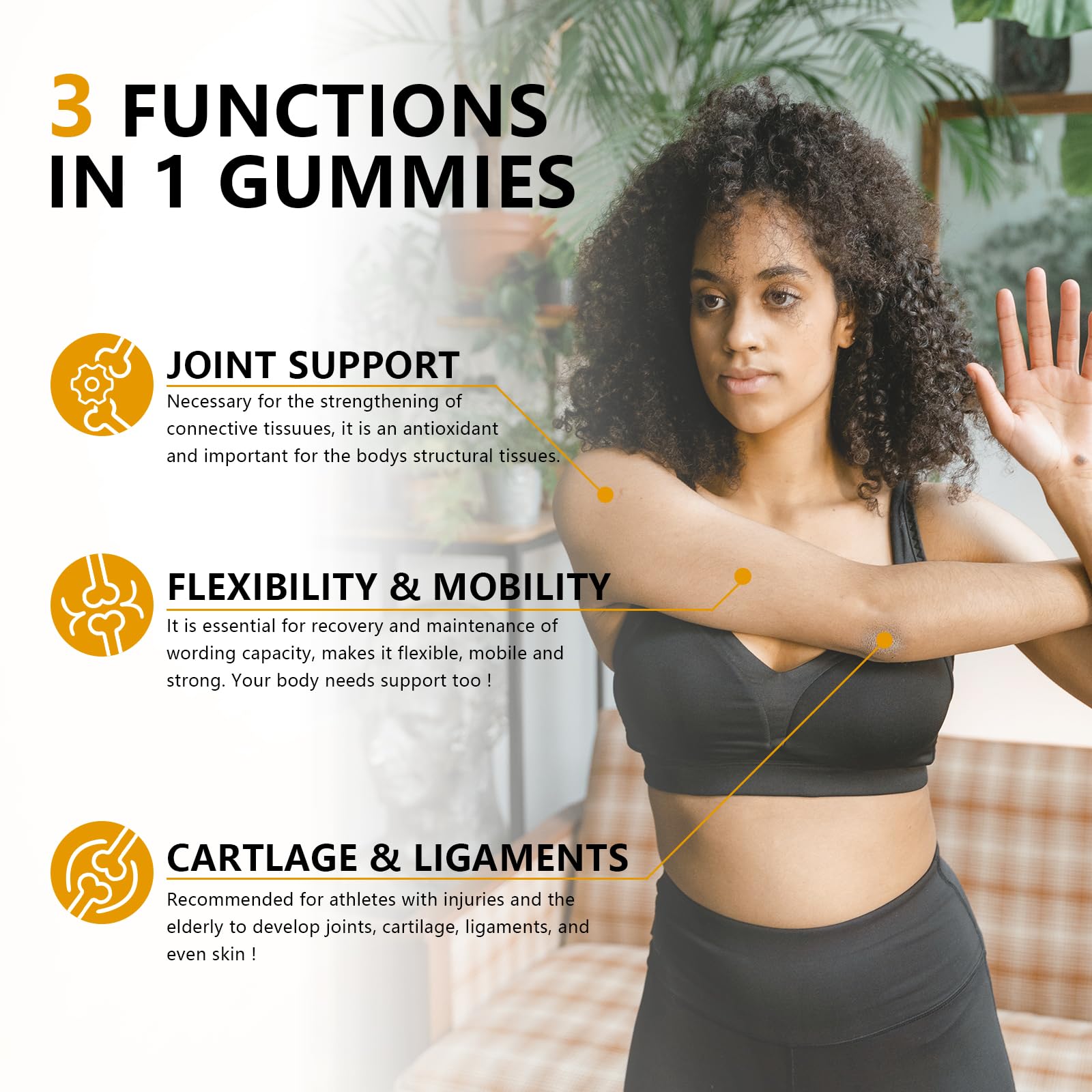 Sugar Free Glucosamine Chondroitin Gummies, Extra Strength 1500mg Glucosamine UPNEUTRI buy supplements canada