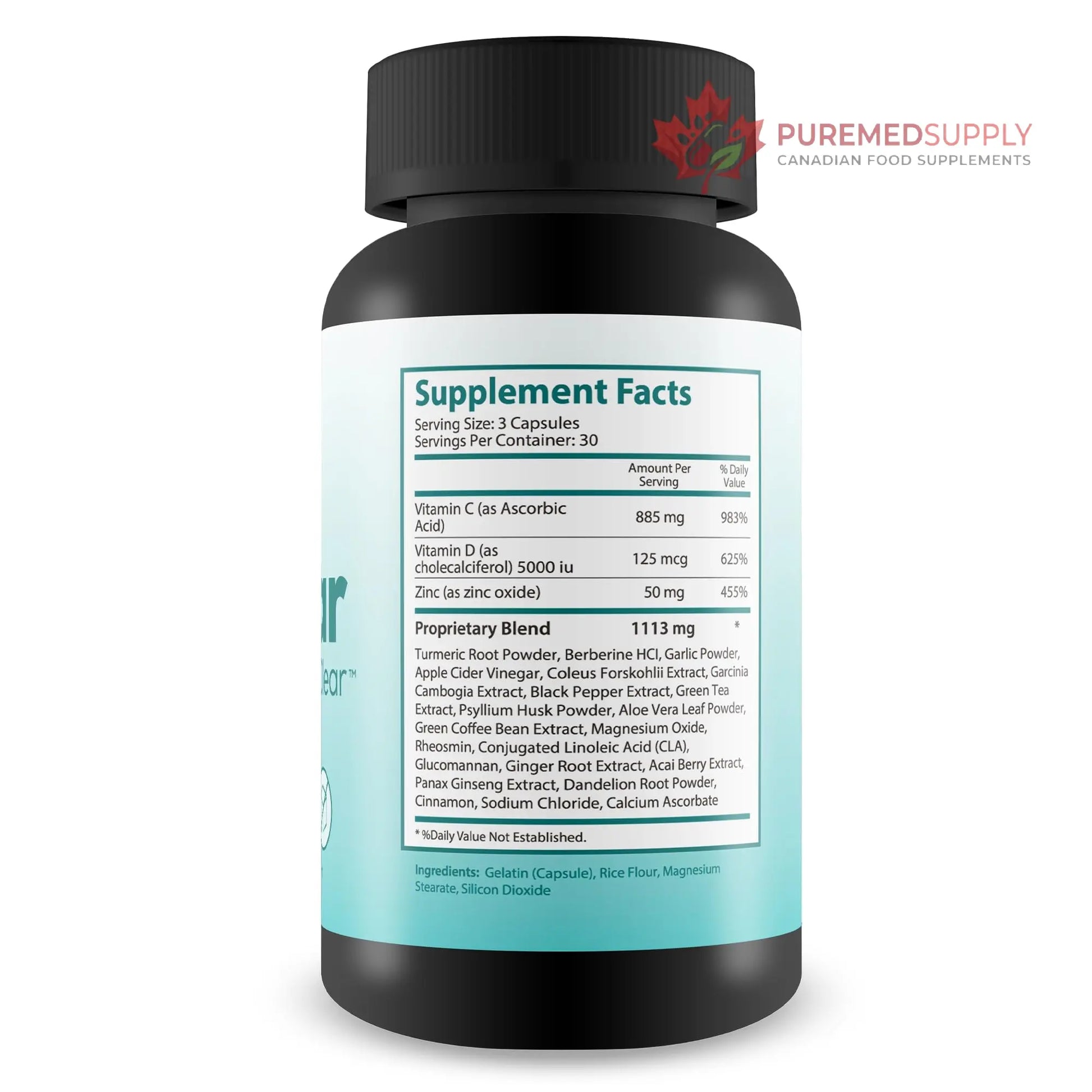 Ultra Sugar Clear - Our Best Blood Cleanse Detox Supplement - Bloodflow Support Supplement - Healthy Circulation Support Supplement - Sugar Balance Supplement - Sugar Health Blood Cleansing Formula True You Health buy supplements canada