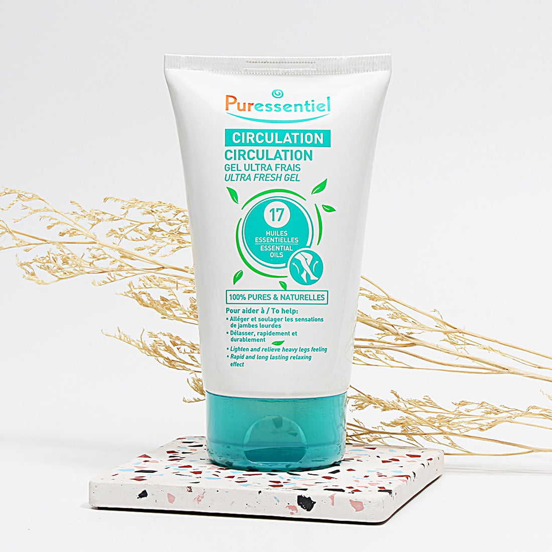 Puressentiel Soothing Gel for Tired Feet, Ankles, Legs - Aromatherapy Lotion with 17 Essential Oils for Body and Skin - Instant, Lasting Relief and Circulation - Natural and Alcohol Free - 4.22 oz Puressentiel buy supplements canada