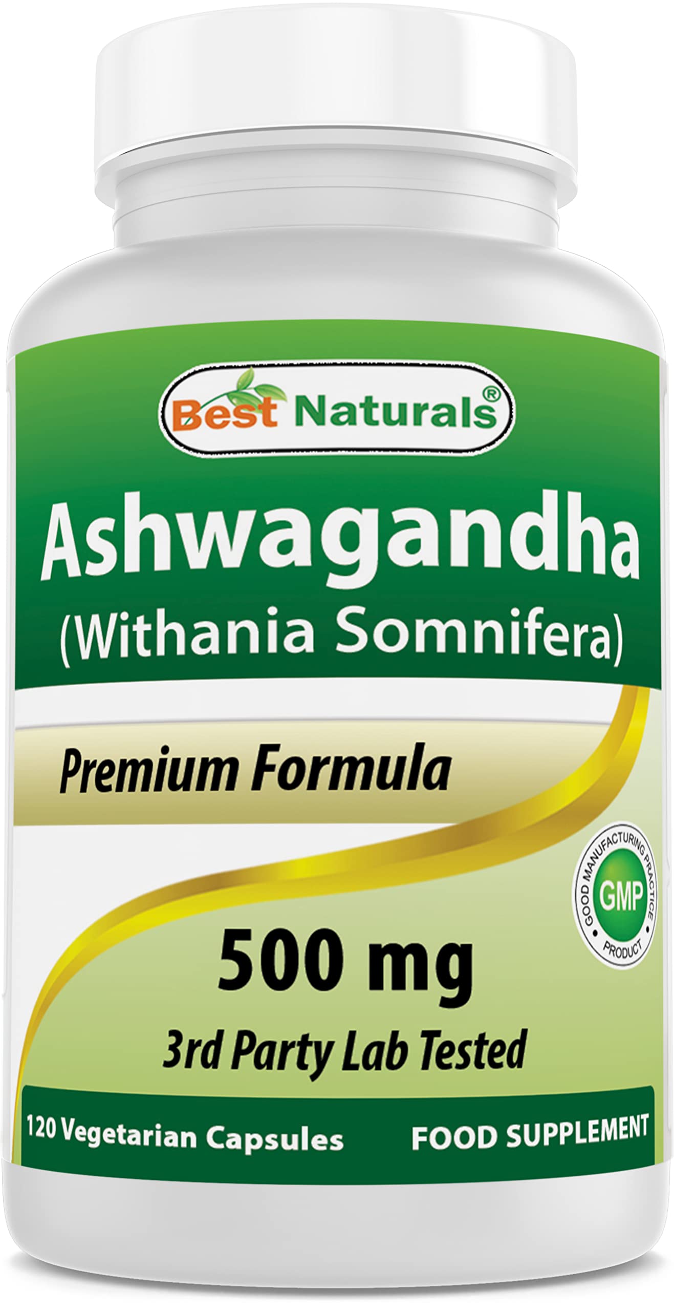 Best Naturals Ashwagandha Capsules for Relaxing Stress and Mood, 500 mg, 120 Count (Packaging may vary) Best Naturals buy supplements canada
