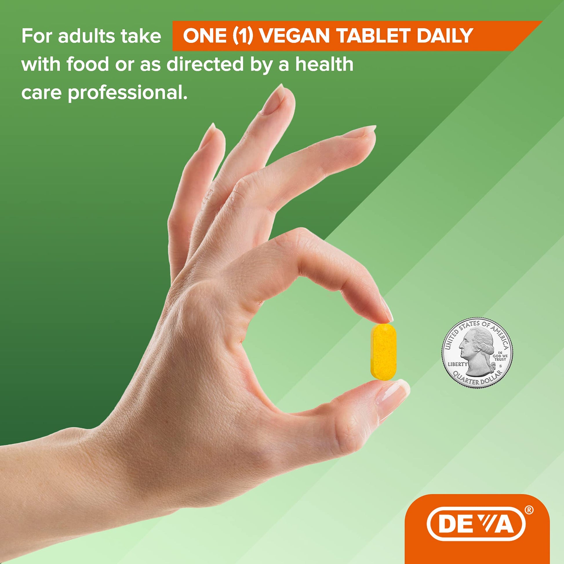 Deva Vegan Glucosamine-MSM-CMO & Turmeric Supplement - Gluten Free Plant Based Nutritional Supplement - 90 Tablets, 1-Pack DEVA buy supplements canada
