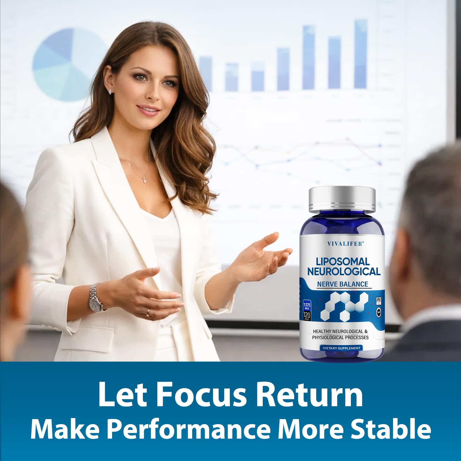 DQQI Migraine Relief Supplement | 120 Capsules Liposomal Neurological Health Formula with Magnesium Glycinate, Riboflavin (Vitamin B2) & Feverfew | Daily Brain Function DQQI buy supplements canada
