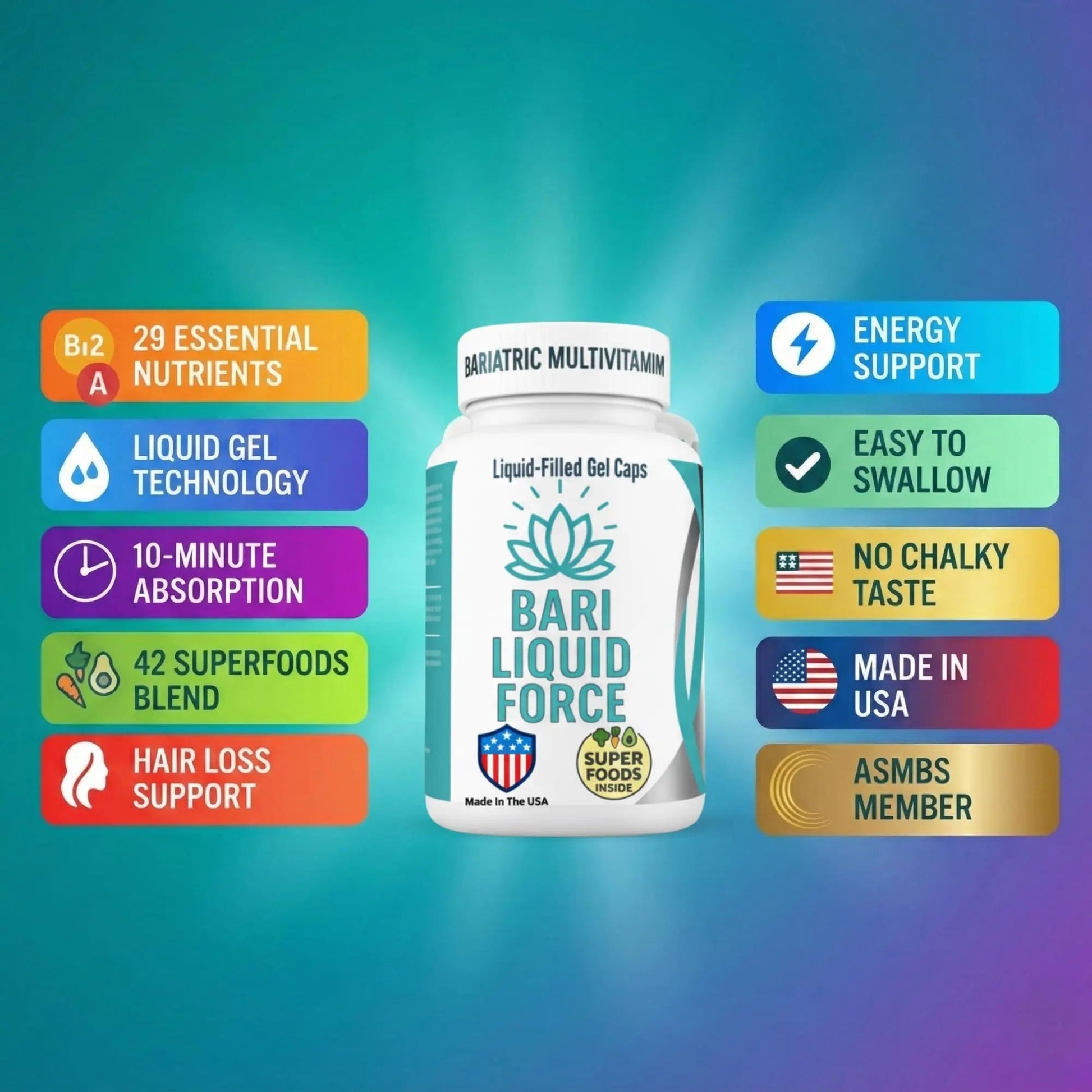 Universal Body Labs Bariatric Liquid Force Vitamin 2-Pack Universal Body Labs buy supplements canada