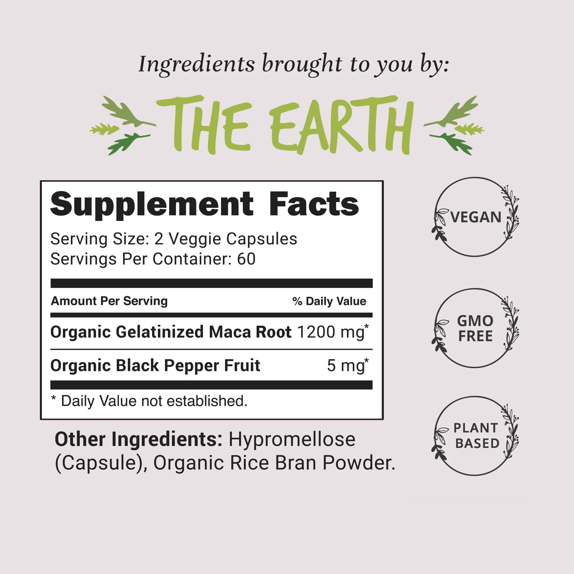 Organic Maca Root Capsules 1200 mg – Libido Booster for Women Fast Acting & Potent | Female Maca Supplement | Energy Pills from Peru | Includes Black Pepper for High Absorption | Vegan, 120 Ct Happy Healthy Hippie buy supplements canada