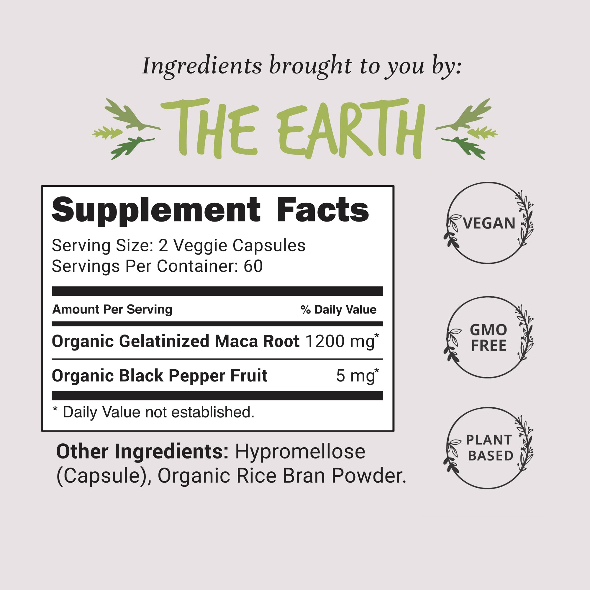 Organic Maca Root Capsules 1200 mg – Libido Booster for Women Fast Acting & Potent | Female Maca Supplement | Energy Pills from Peru | Includes Black Pepper for High Absorption | Vegan, 120 Ct Happy Healthy Hippie buy supplements canada
