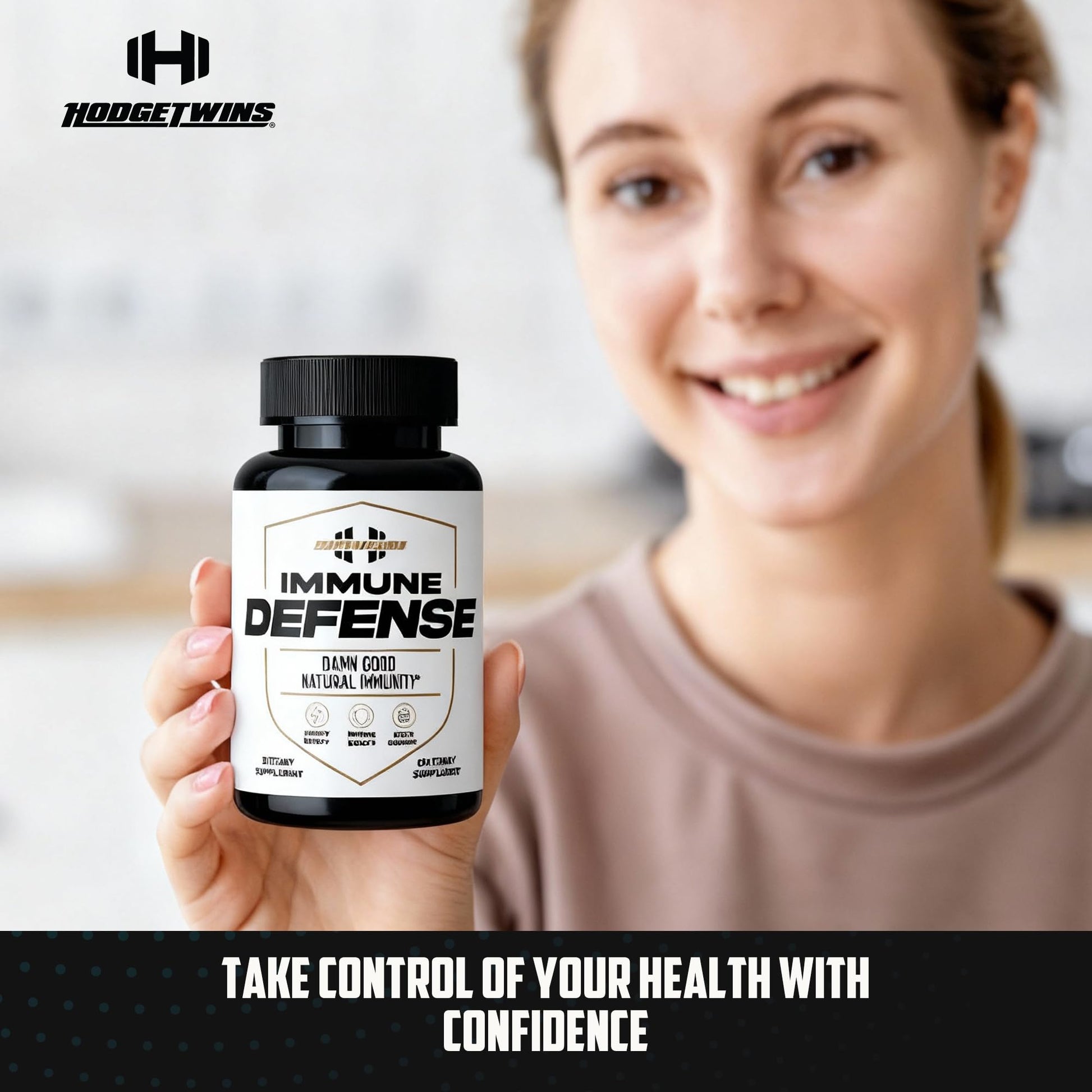 DAMN GOOD The Hodge Twins Immune Defense Supplement (60 Capsules) – Sea Moss Blend Capsules for Everyday Balance, Digestive Support, and Whole-Body Wellness with Vitamins, Minerals, and Botanicals DAMN GOOD buy supplements canada