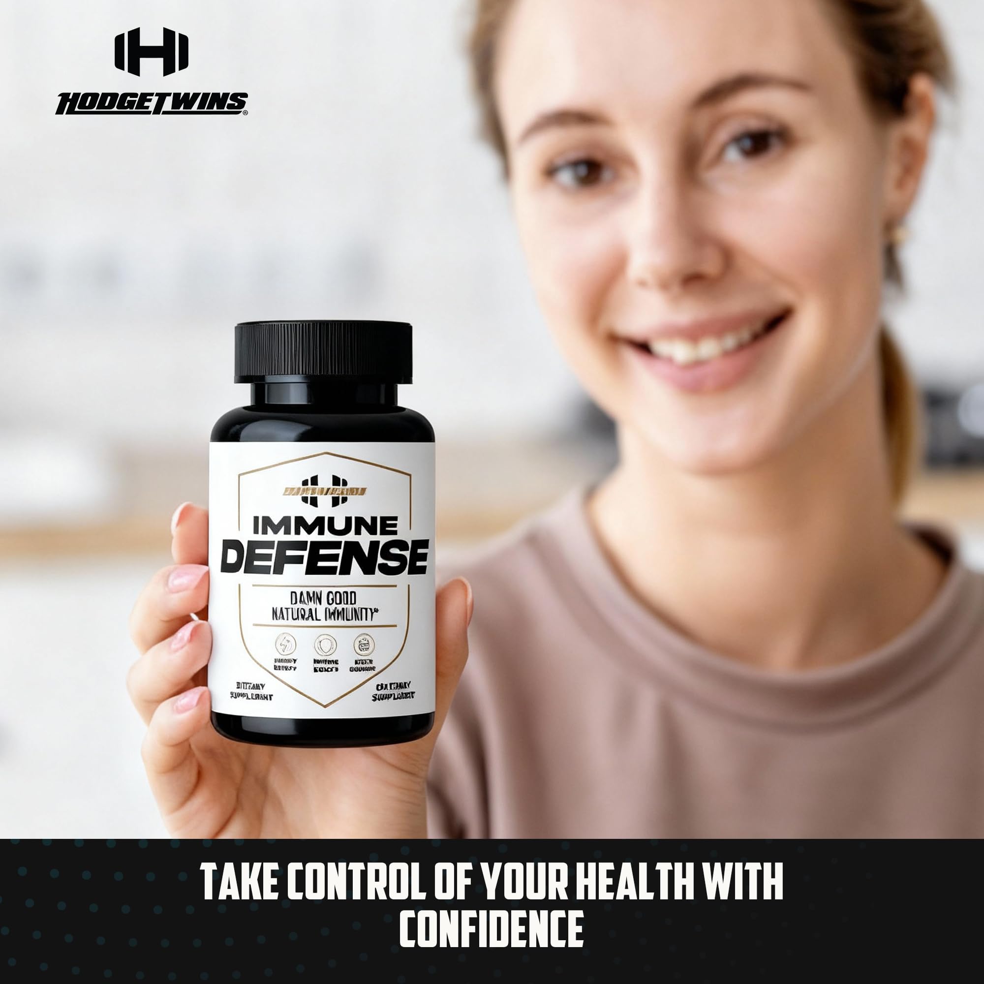 DAMN GOOD The Hodge Twins Immune Defense Supplement (60 Capsules) – Sea Moss Blend Capsules for Everyday Balance, Digestive Support, and Whole-Body Wellness with Vitamins, Minerals, and Botanicals DAMN GOOD buy supplements canada
