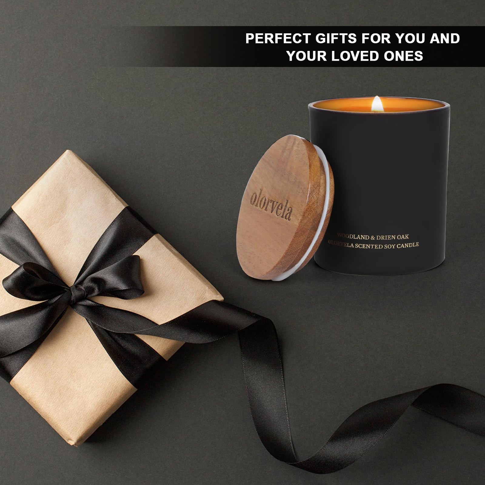 olorvela Candles for Men Wood Wicked Candles for Home Scented Mens Candle Aromatherapy 8oz olorvela buy supplements canada