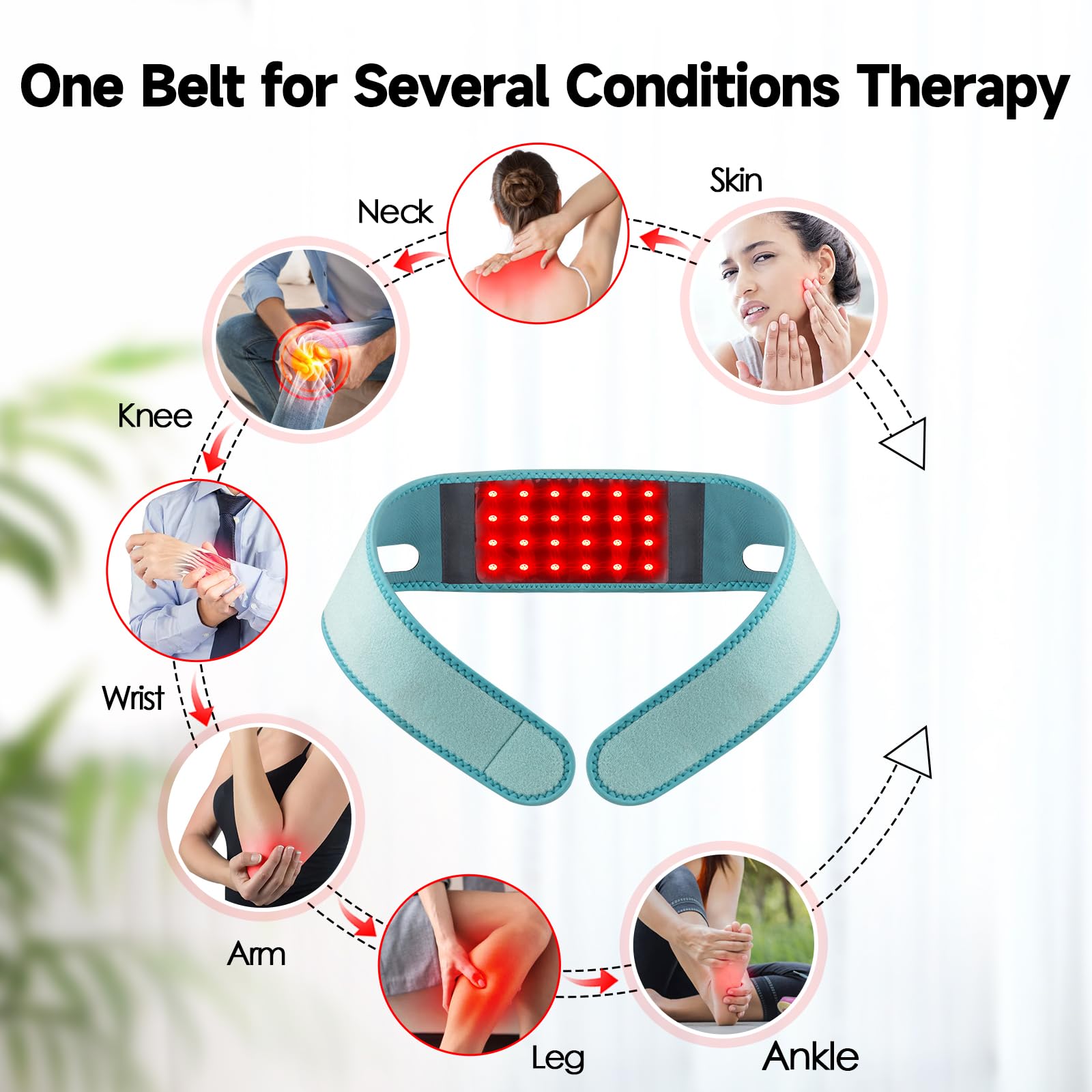 Red Light Therapy for Neck, Yasinaner Red Infrared Light Therapy Pad for Neck 660nm Red Light yasinaner buy supplements canada