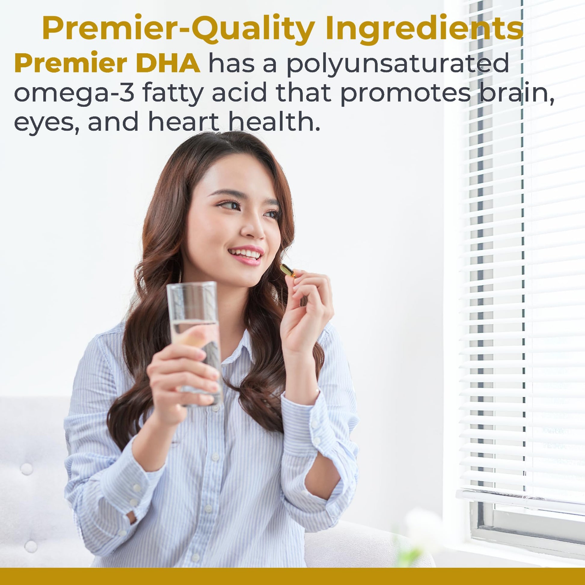 Premier Research Labs Premier DHA - Vegan DHA with Omega 3 Fatty Acids, Algae Based DHA for Women & Men, Natural DHA Supplement Suitable for Vegans- 60 Vegetarian Softgel Capsules Premier Research Labs buy supplements canada